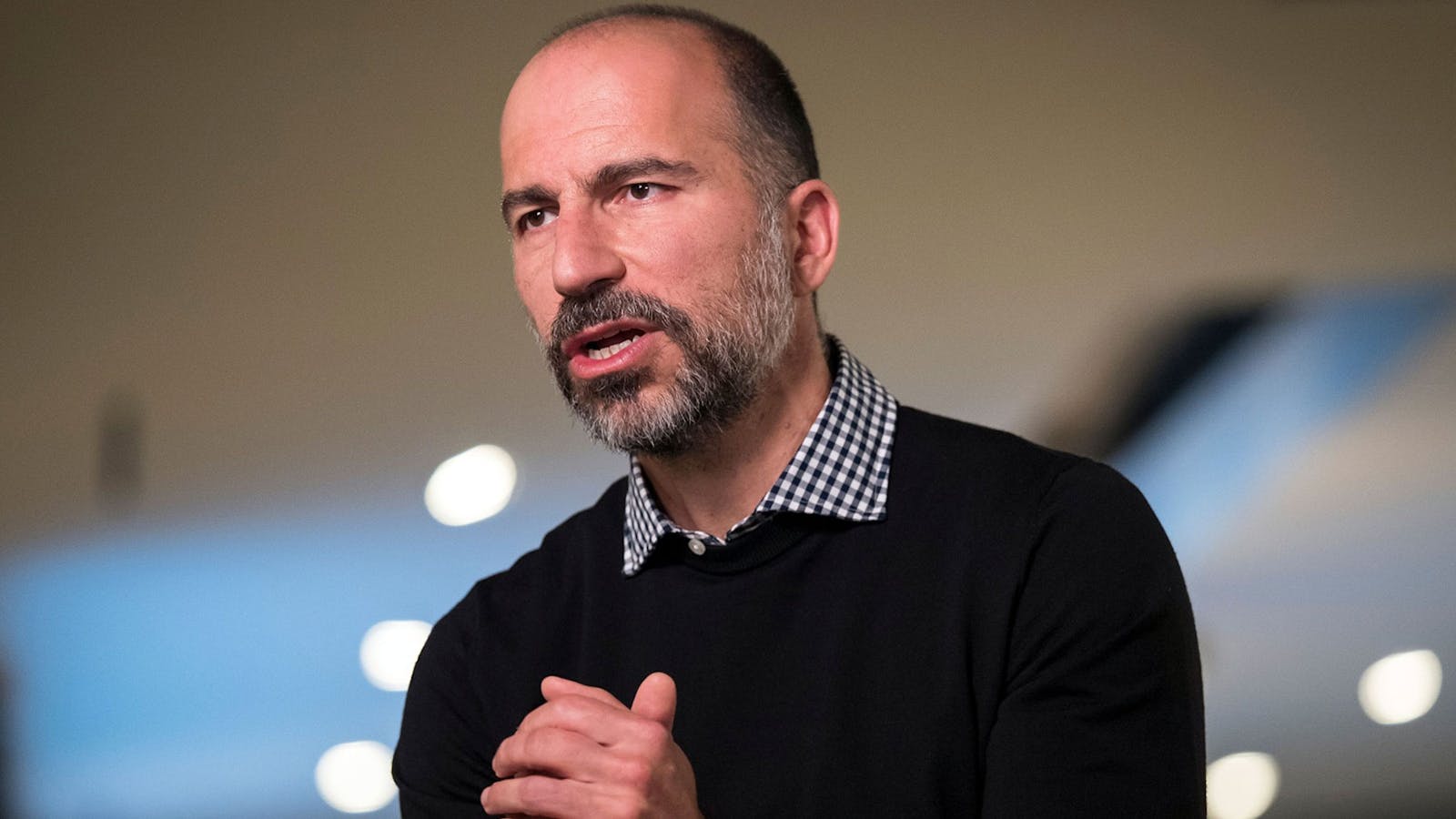 Dara Khosrowshahi, CEO of Uber. Photo by Bloomberg