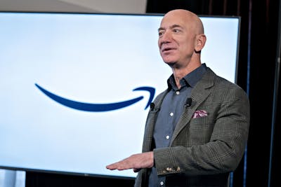 Amazon founder Jeff Bezos. Photo by Bloomberg