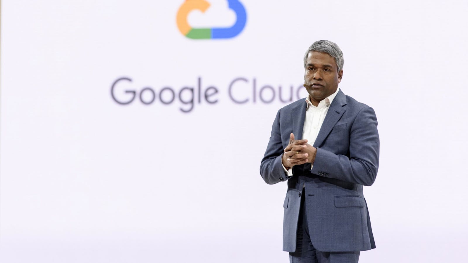 Google Cloud chief Thomas Kurian. Photo by Bloomberg