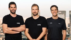 Melio chief operating officer Ziv Paz (left) CEO Matan Bar (center) and chief technology officer Ilan Atias (right) Photo: Business Wire