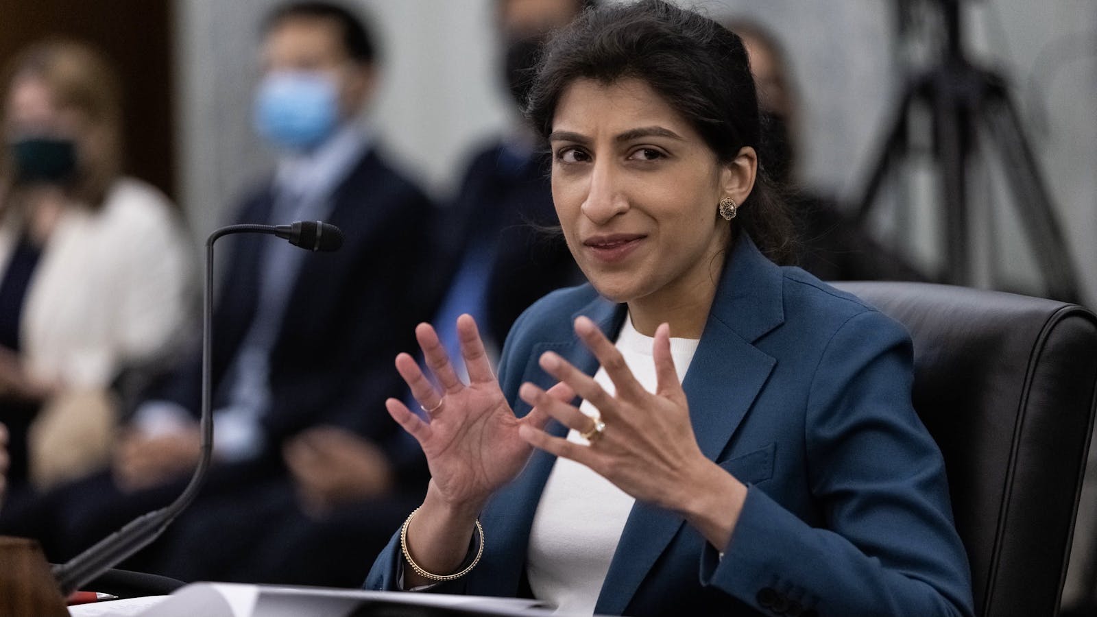 FTC chair Lina Khan. Photo by Bloomberg.
