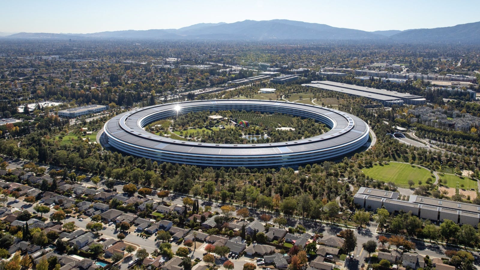 Apple's campus. Photo by Bloomberg