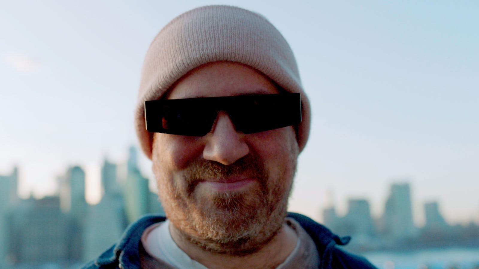 Zach Lieberman, a developer, wearing Snap's AR Spectacles. Photo by Snap