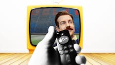 Ted Lasso poster by Apple. Illustration by Mike Sullivan