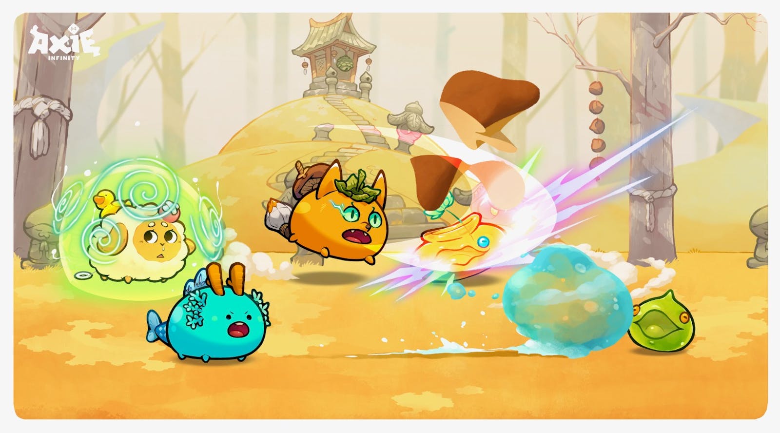 Art from the Axie Infinity NFT game. Photo: Axie Infinity. 
