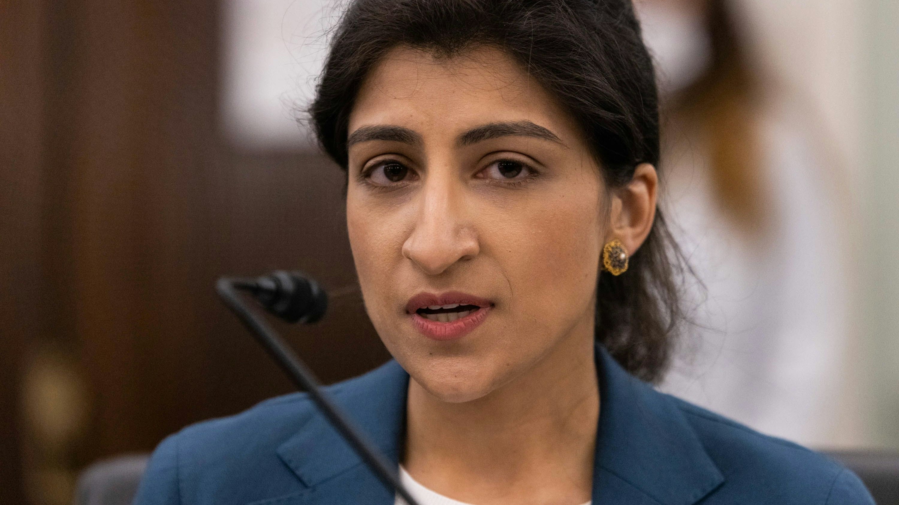 FTC Chair Lina Khan. Photo by Bloomberg