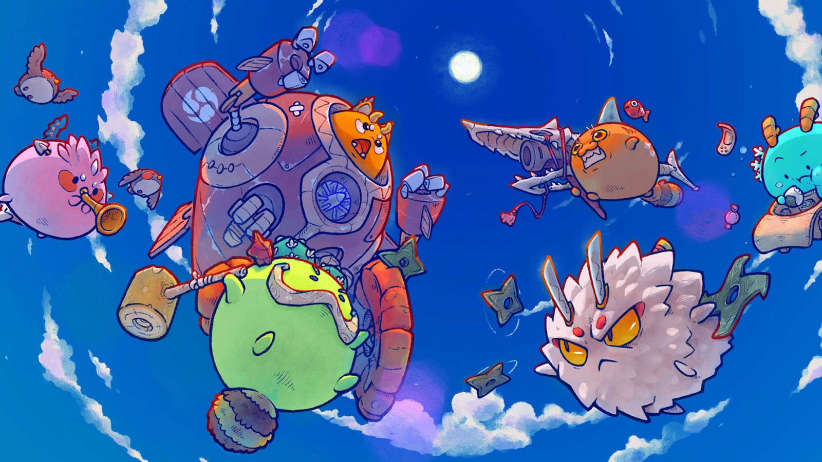 Art from the Axie Infinity NFT game. Photo: Axie Infinity