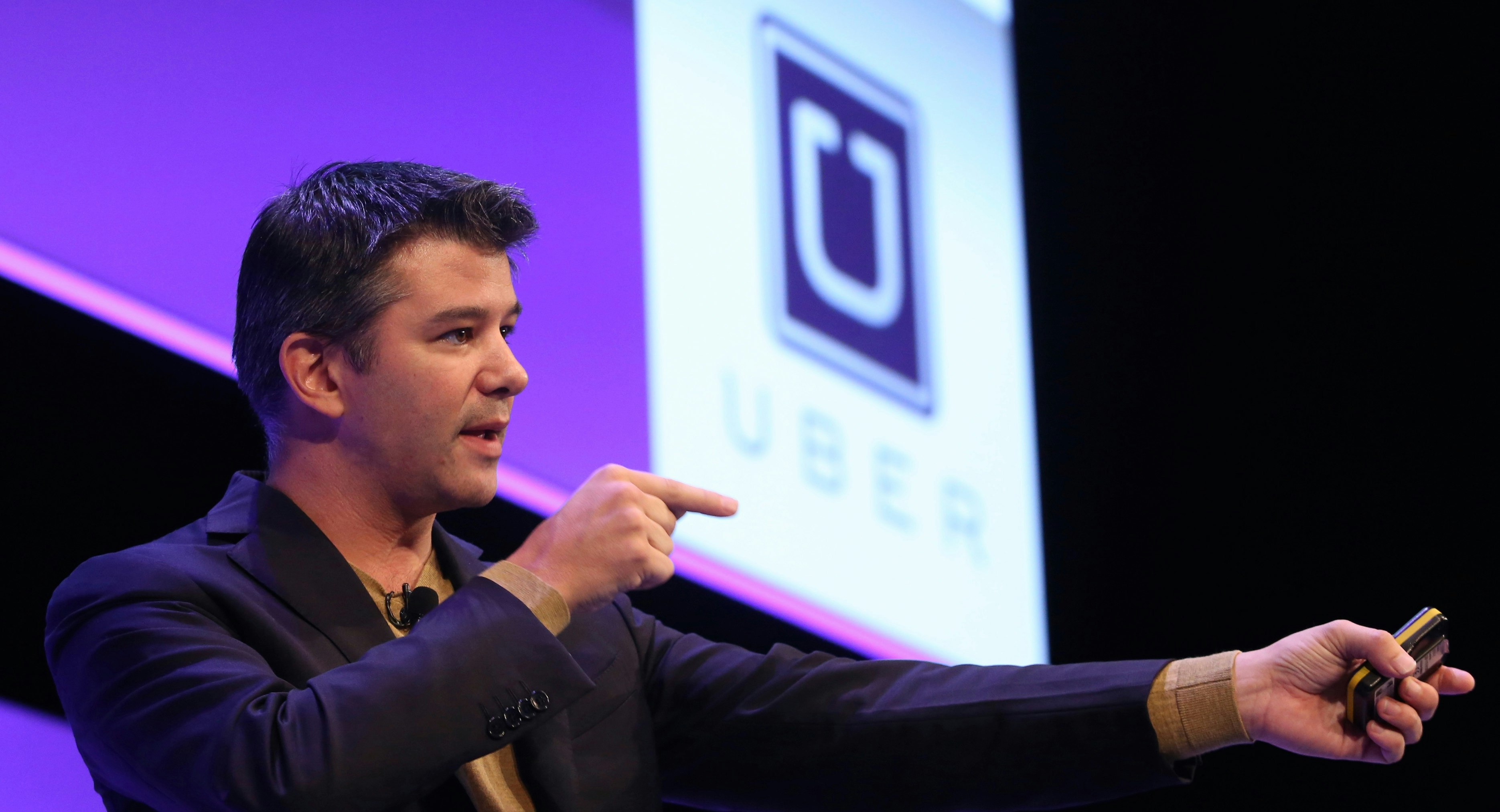 Uber CEO Travis Kalanick. Photo by Bloomberg.