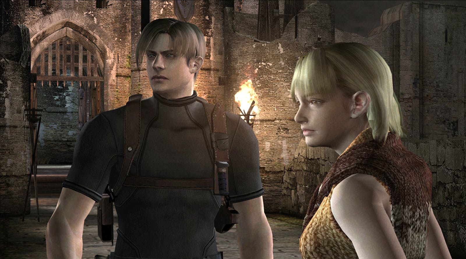 The protagonists of Resident Evil 4. Image: Capcom