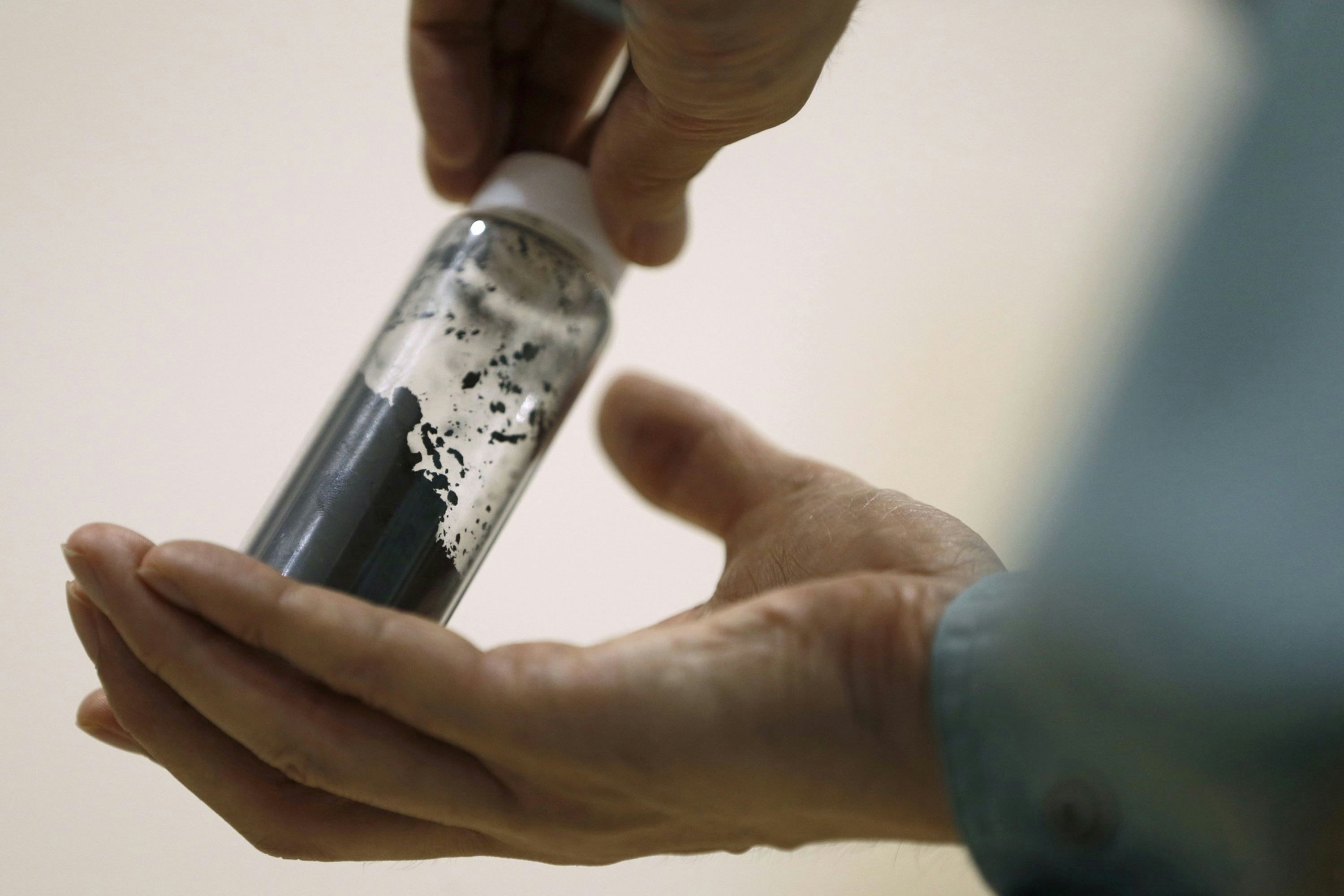 Cathode powder. Photo: Kiyoshi Ota/Bloomberg