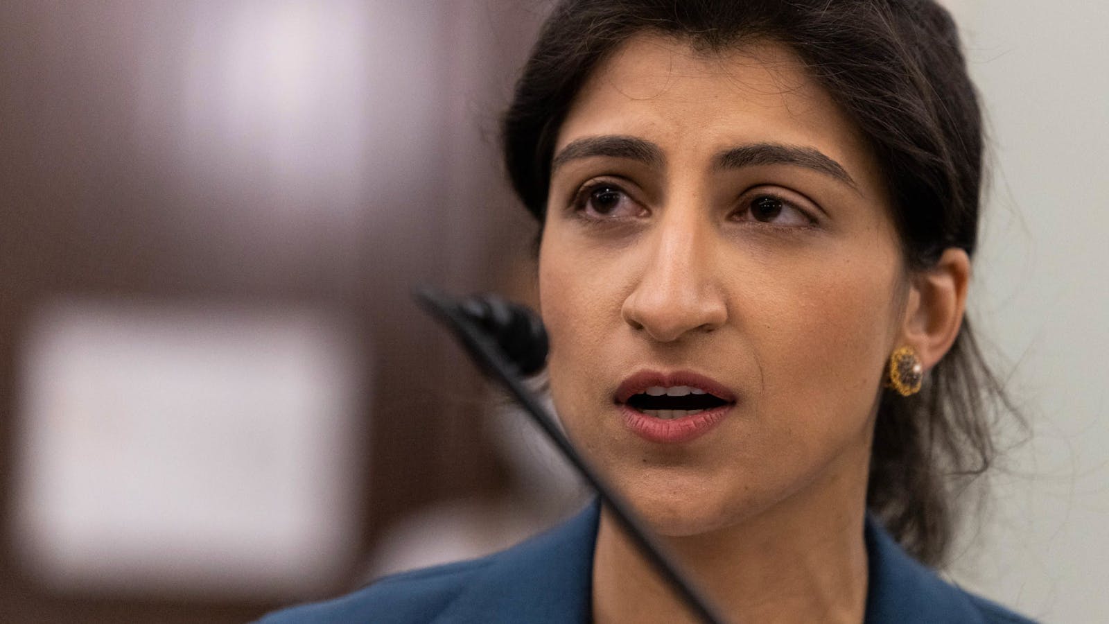 Federal Trade Commission Chair Lina Khan. Photo by Bloomberg
