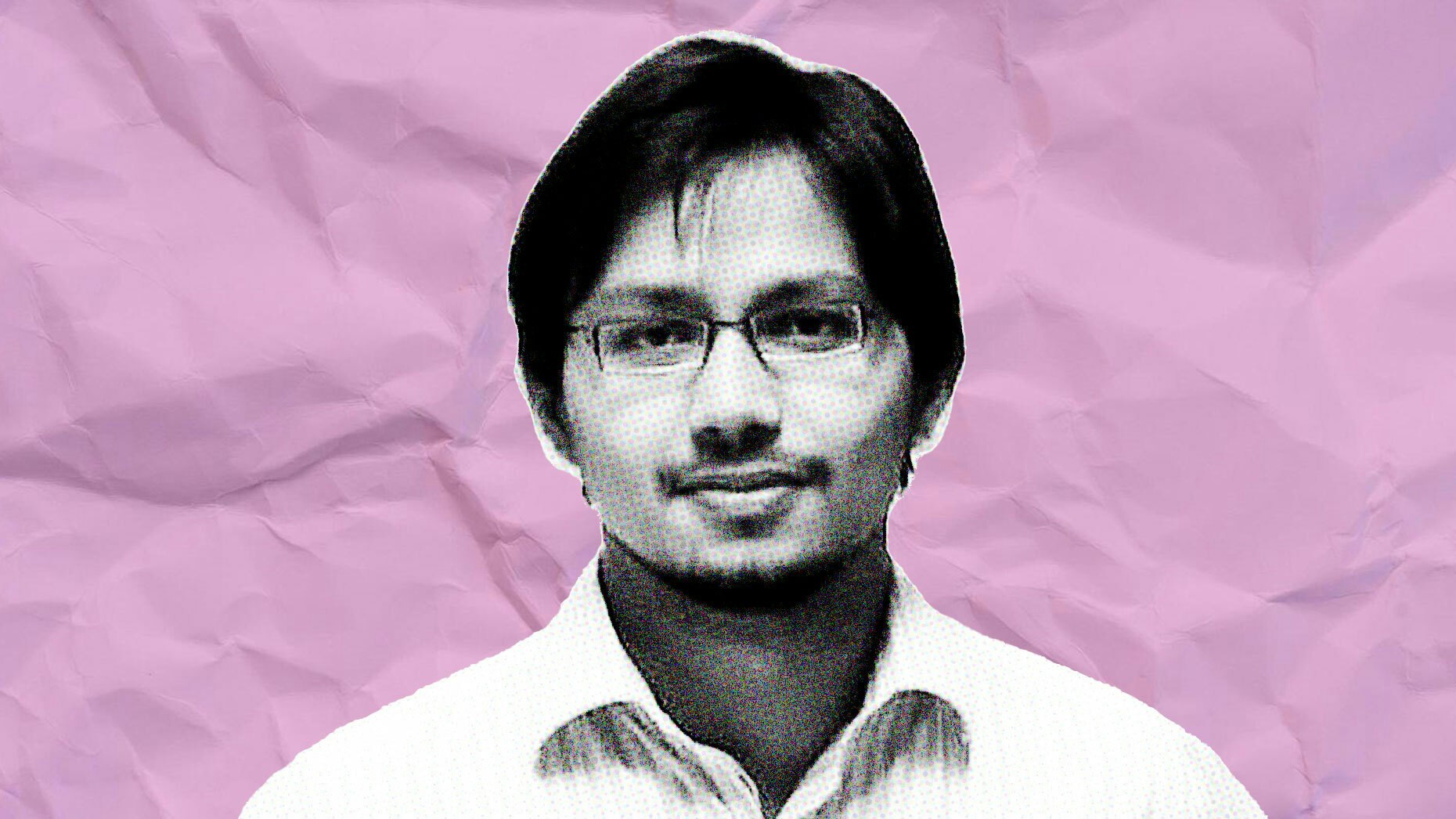 Polygon co-founder Sandeep Nailwal. Photo by Polygon. Art by Mike Sullivan.