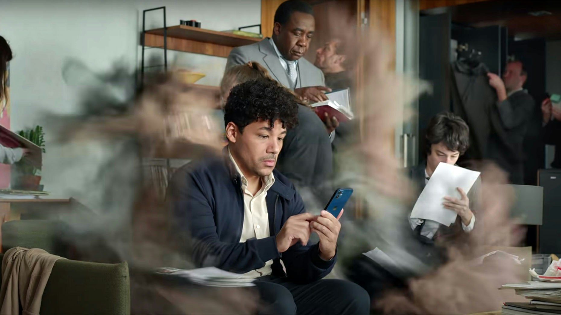 A screenshot from an Apple commercial about its App Tracking Transparency software. Screenshot via YouTube