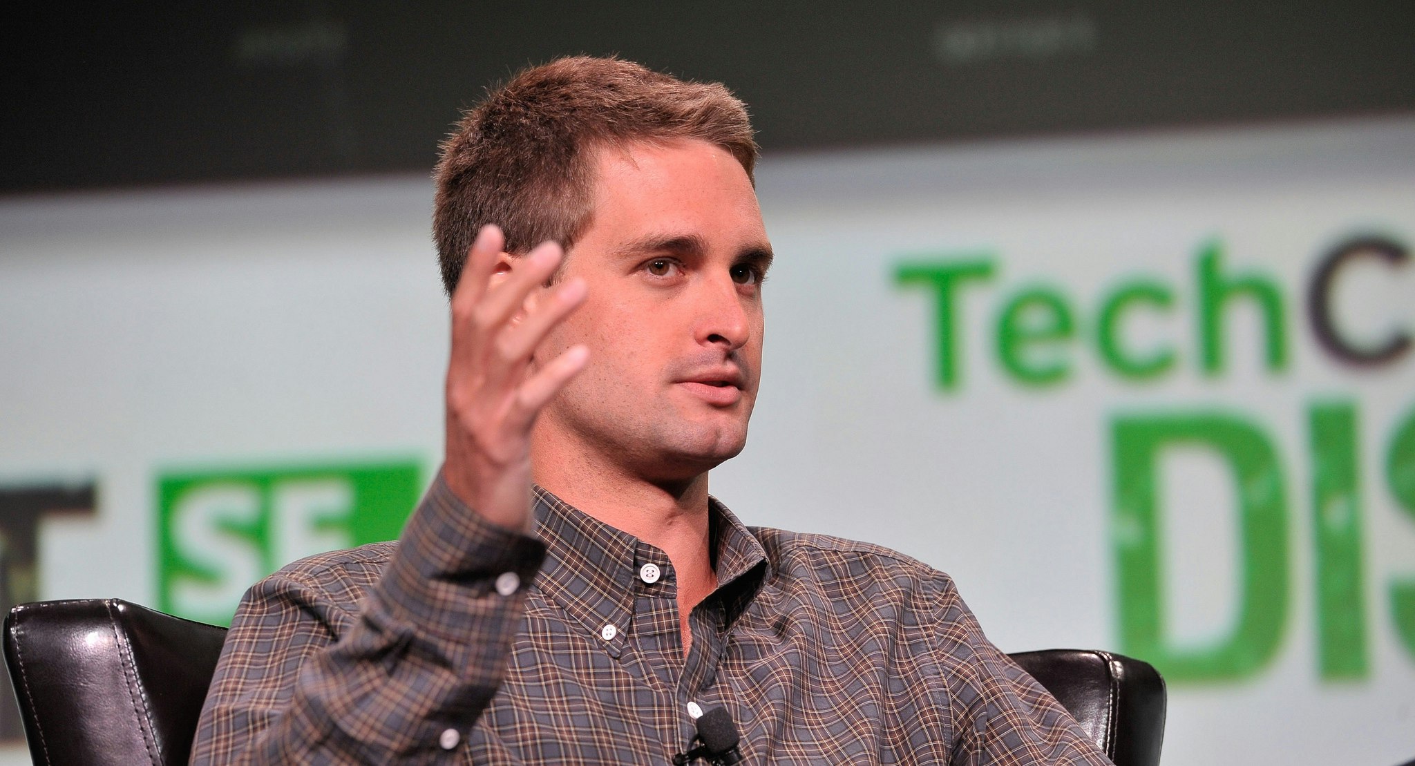 Snapchat CEO Evan Spiegel. Photo by Flickr/TechCrunch.