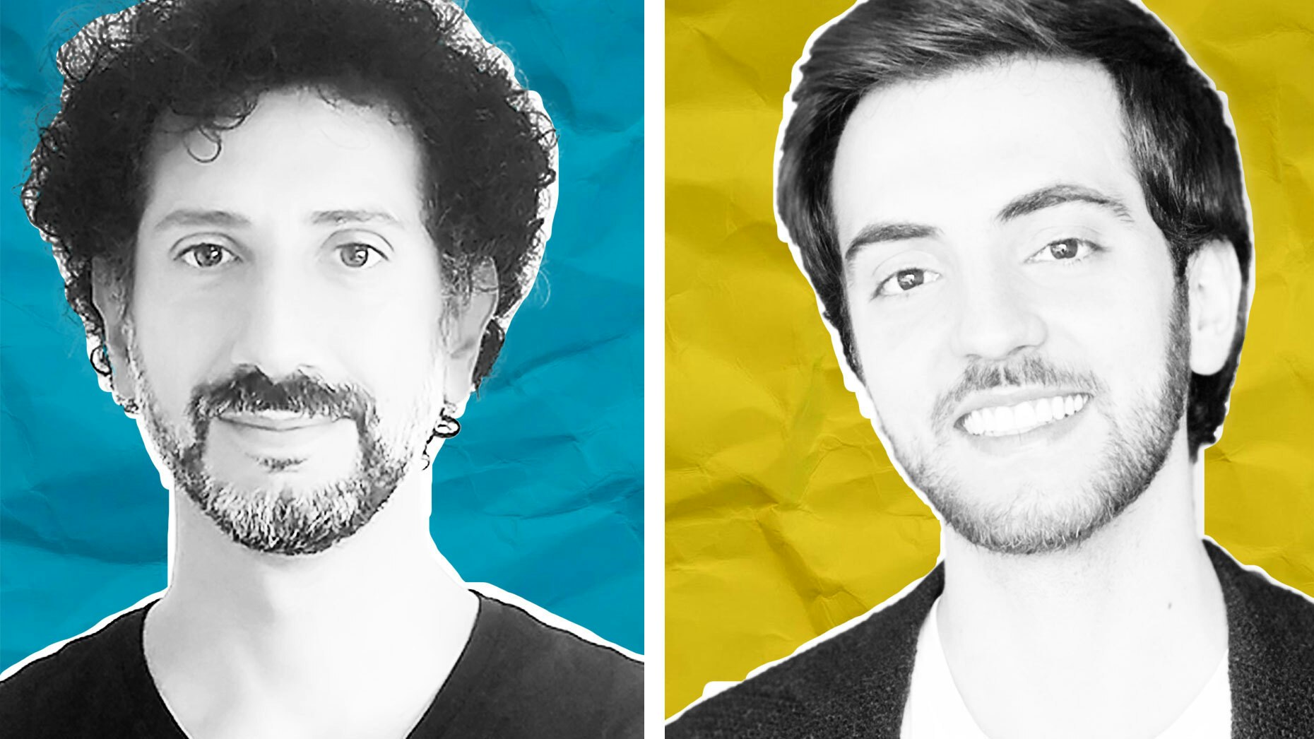 Rand Labs Co-Founders Pablo Yabo and Michel Dahdah. Photo by Rand Labs. Art by Mike Sullivan. 