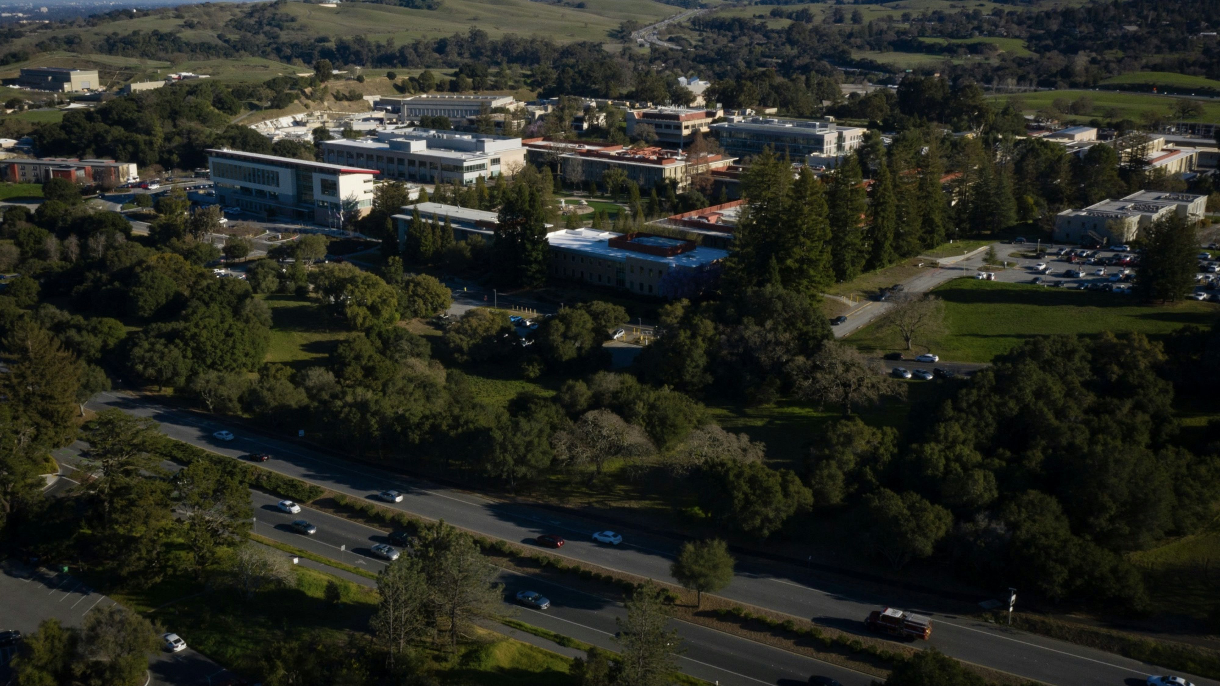 Sand Hill Road in Menlo Park, Calif., home to the VC industry. Photo by Bloomberg.