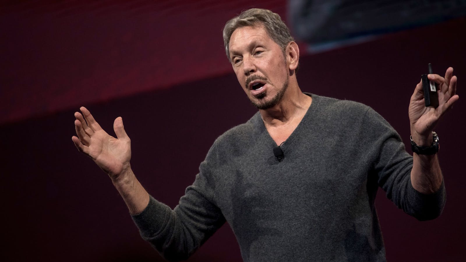 Larry Ellison. Photo by Bloomberg.