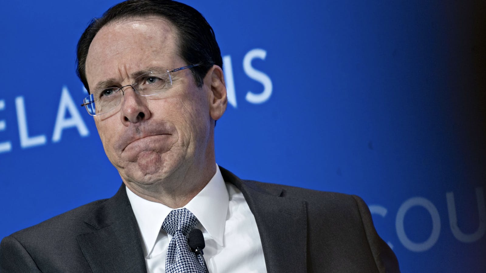 Former AT&T CEO Randall Stephenson. Photo by Bloomberg.