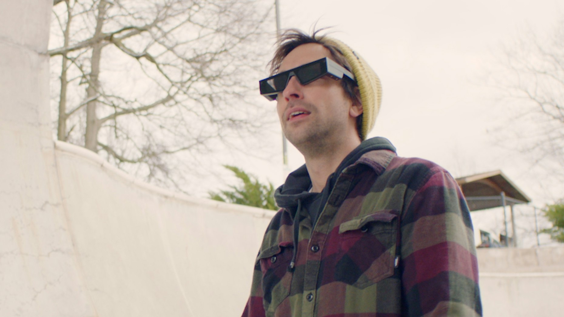A developer wearing Snap's AR Spectacles. Photo: Snap