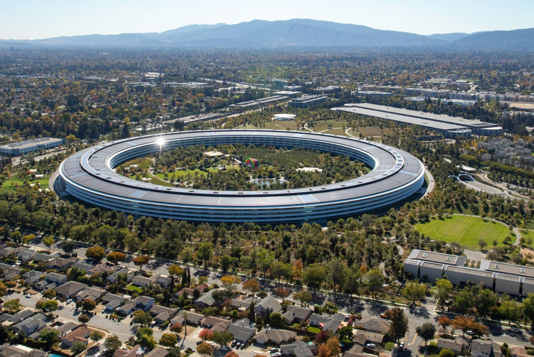The Apple Park campus in Cupertino, Calif. Photo: Bloomberg