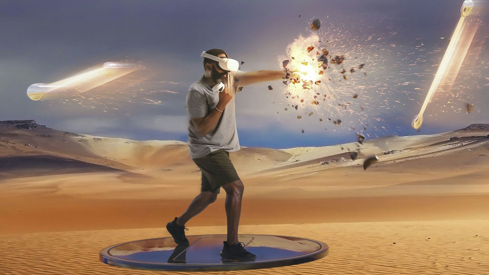 Promotional art for the VR fitness app Supernatural. Credit: Within