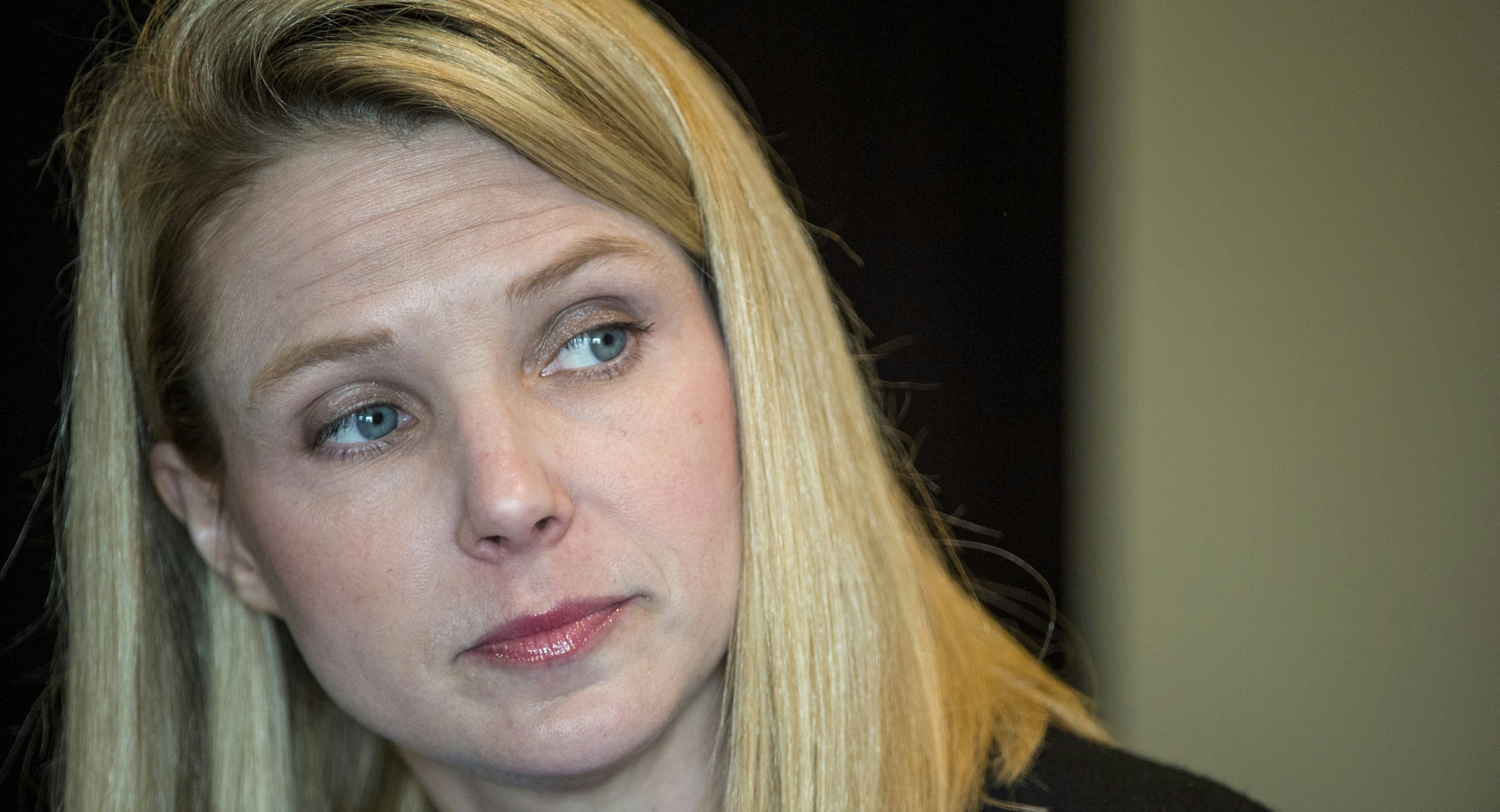 Yahoo CEO Marissa Mayer. Photo by Bloomberg.