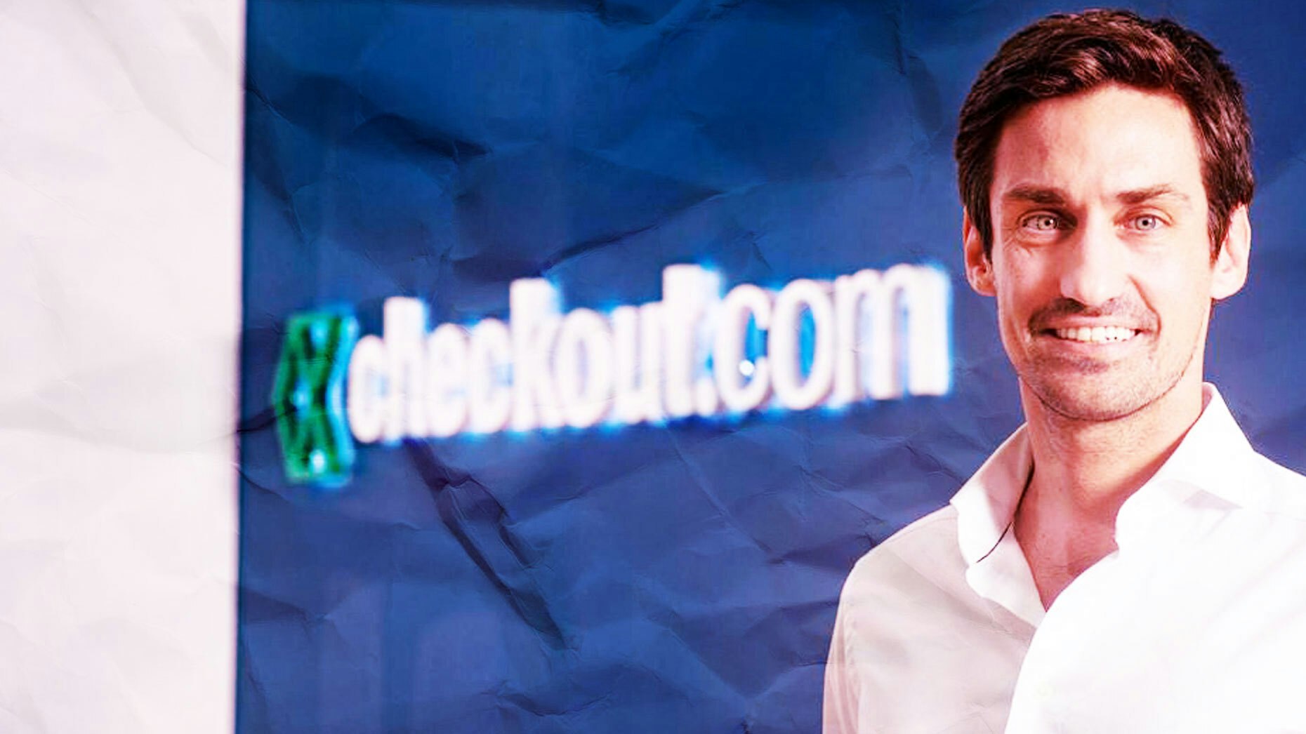 Guillaume Pousaz, CEO and founder of Checkout.com. Photo by Checkout.com. Art by Mike Sullivan. 