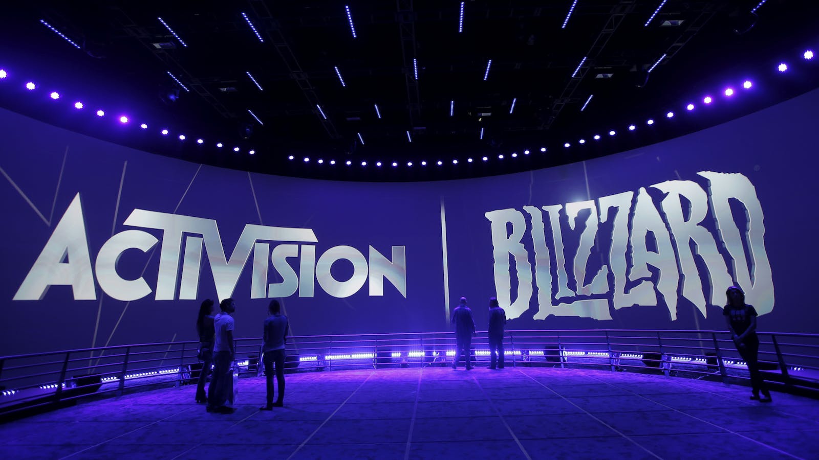 Activision Blizzard's booth at a 2013 gaming trade show. Photo: AP.