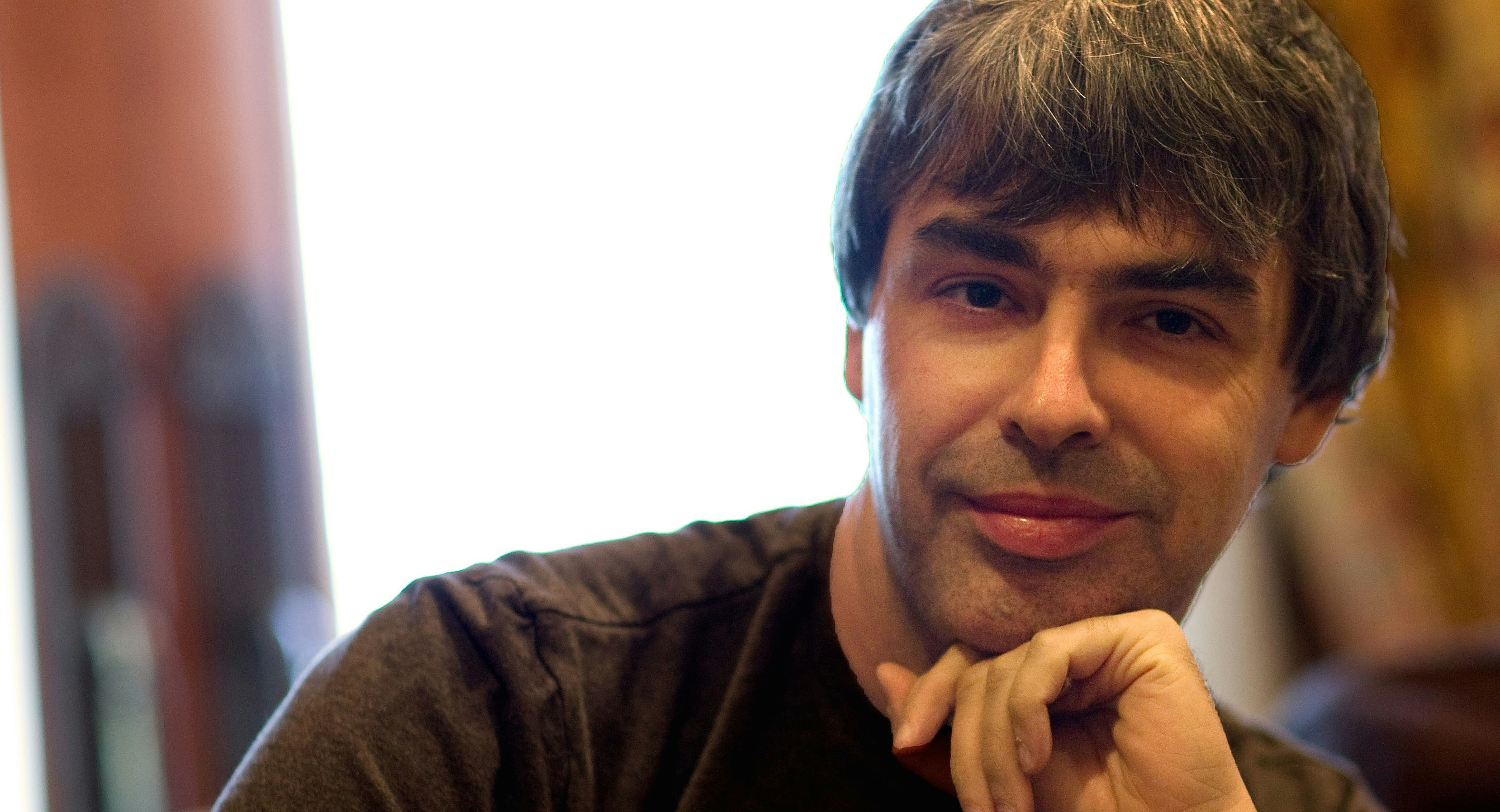 Google CEO Larry Page. Photo by Bloomberg.