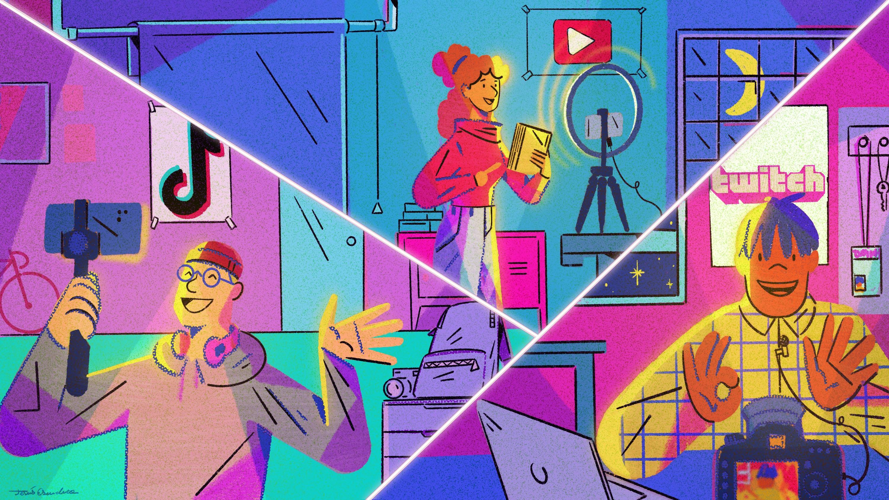 From TikTok to Twitch, Employees Juggle Conflicts While Moonlighting as Influencers
