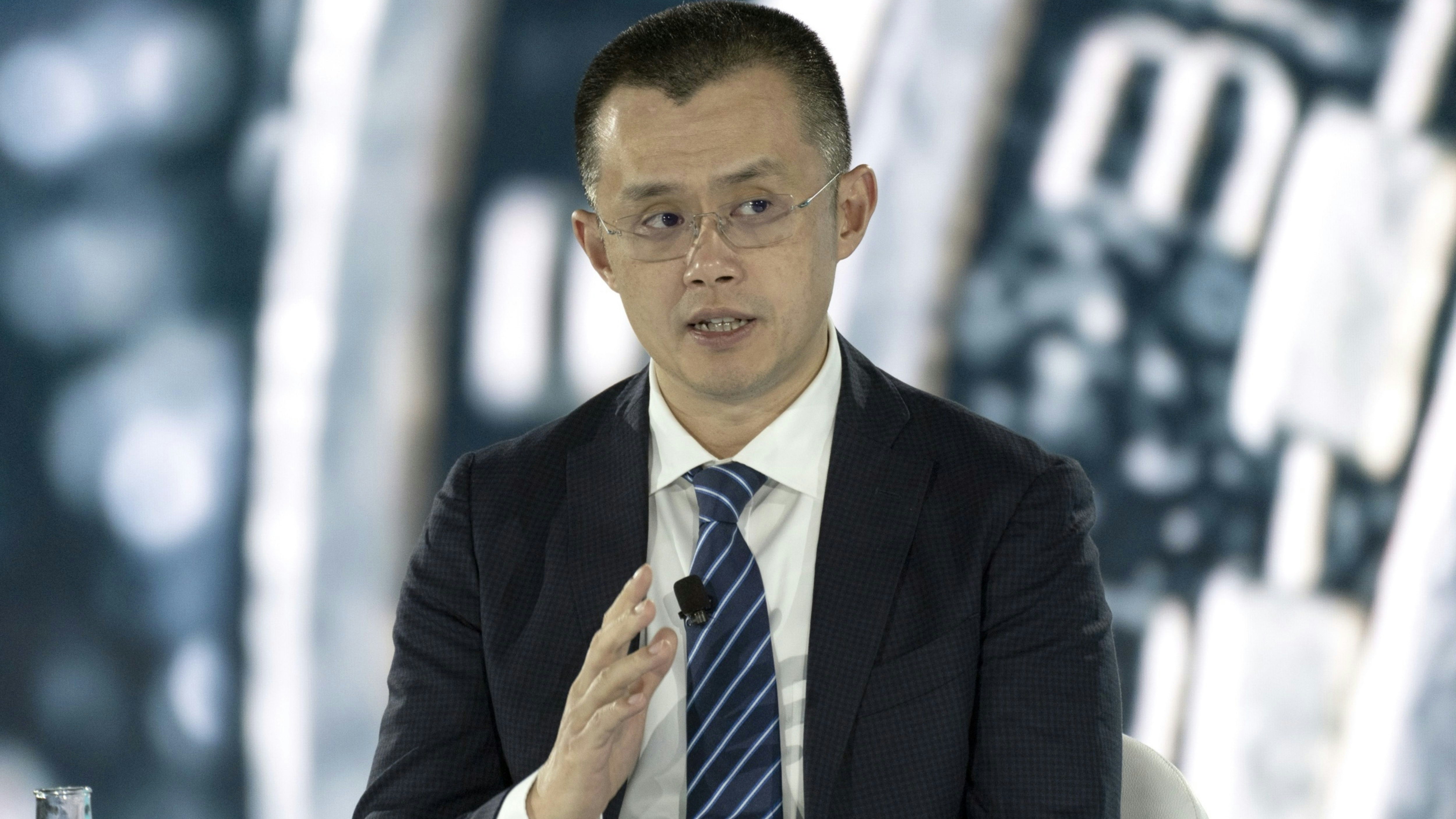 Binance CEO Changpeng Zhao. Photo by Bloomberg
