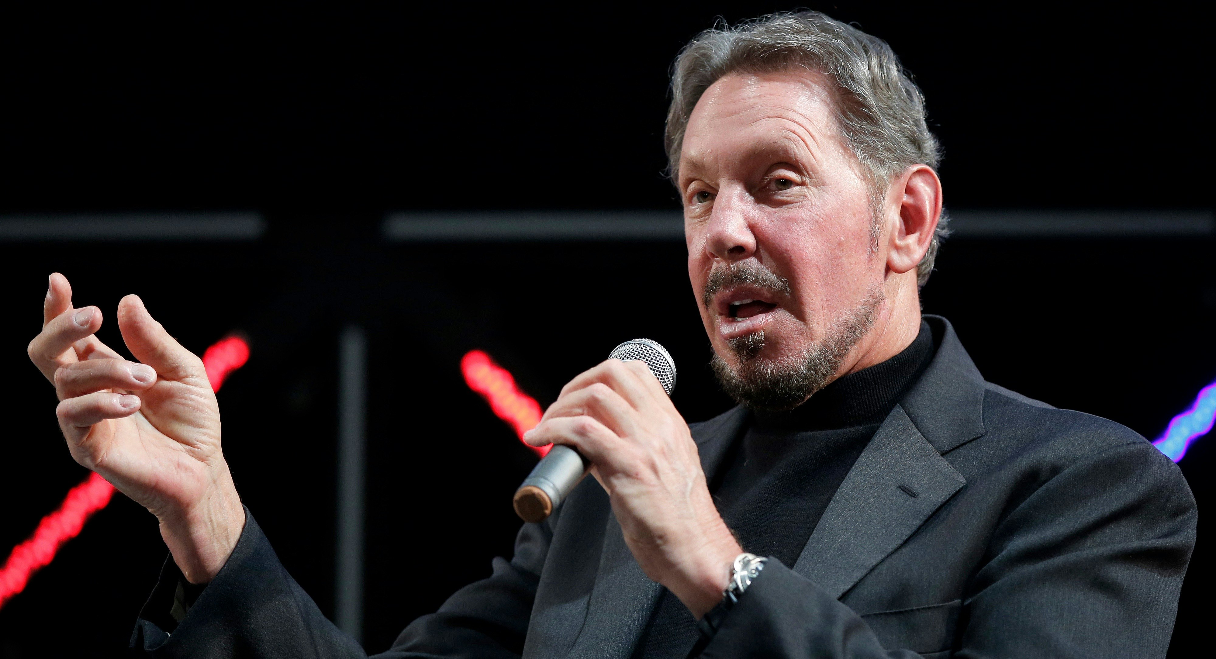 Oracle chairman Larry Ellison. Photo by Bloomberg