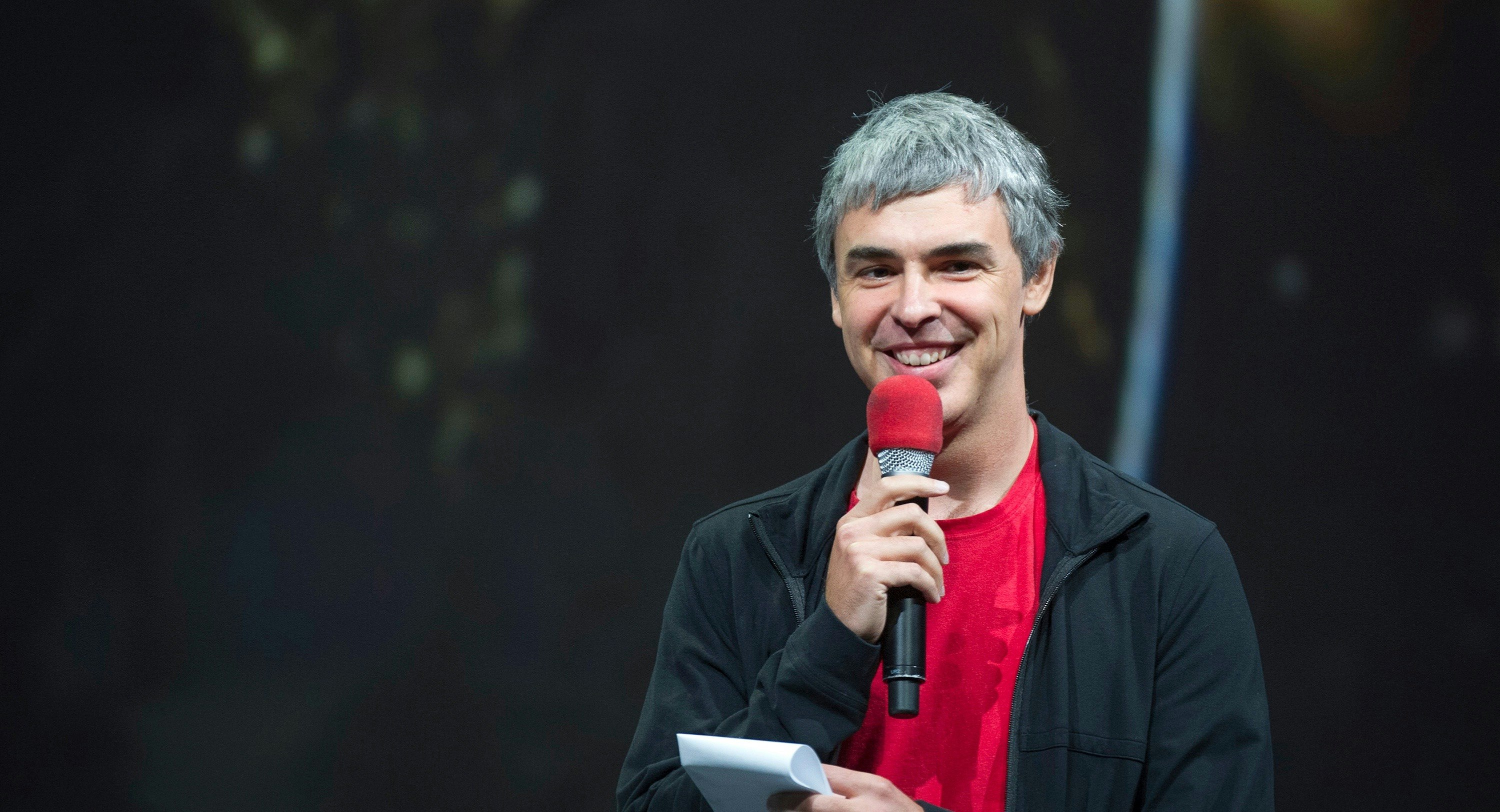 Google CEO Larry Page. Photo by Bloomberg.