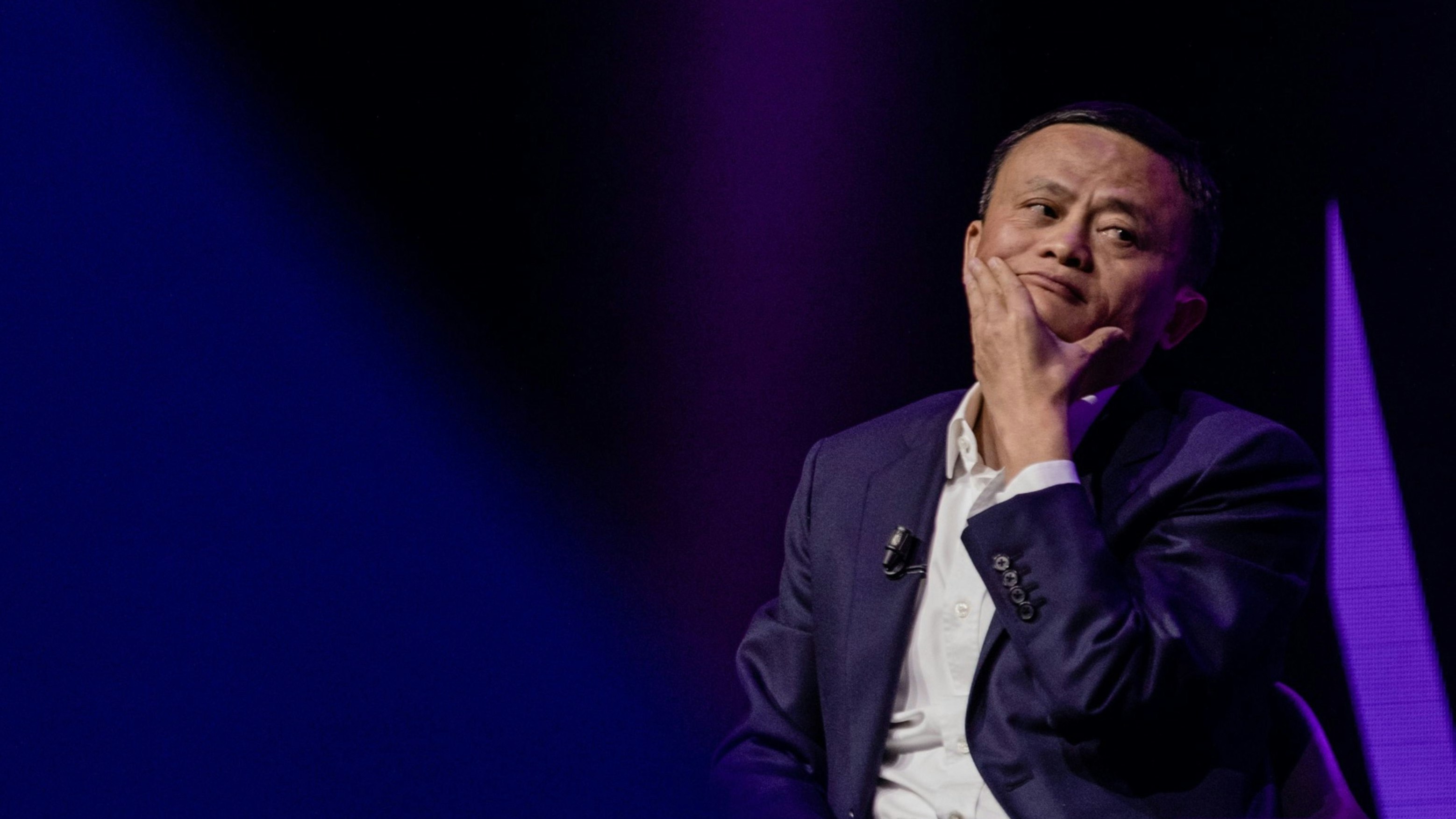 Jack Ma, controlling shareholder of Ant Group, in 2019. Photo by Bloomberg.