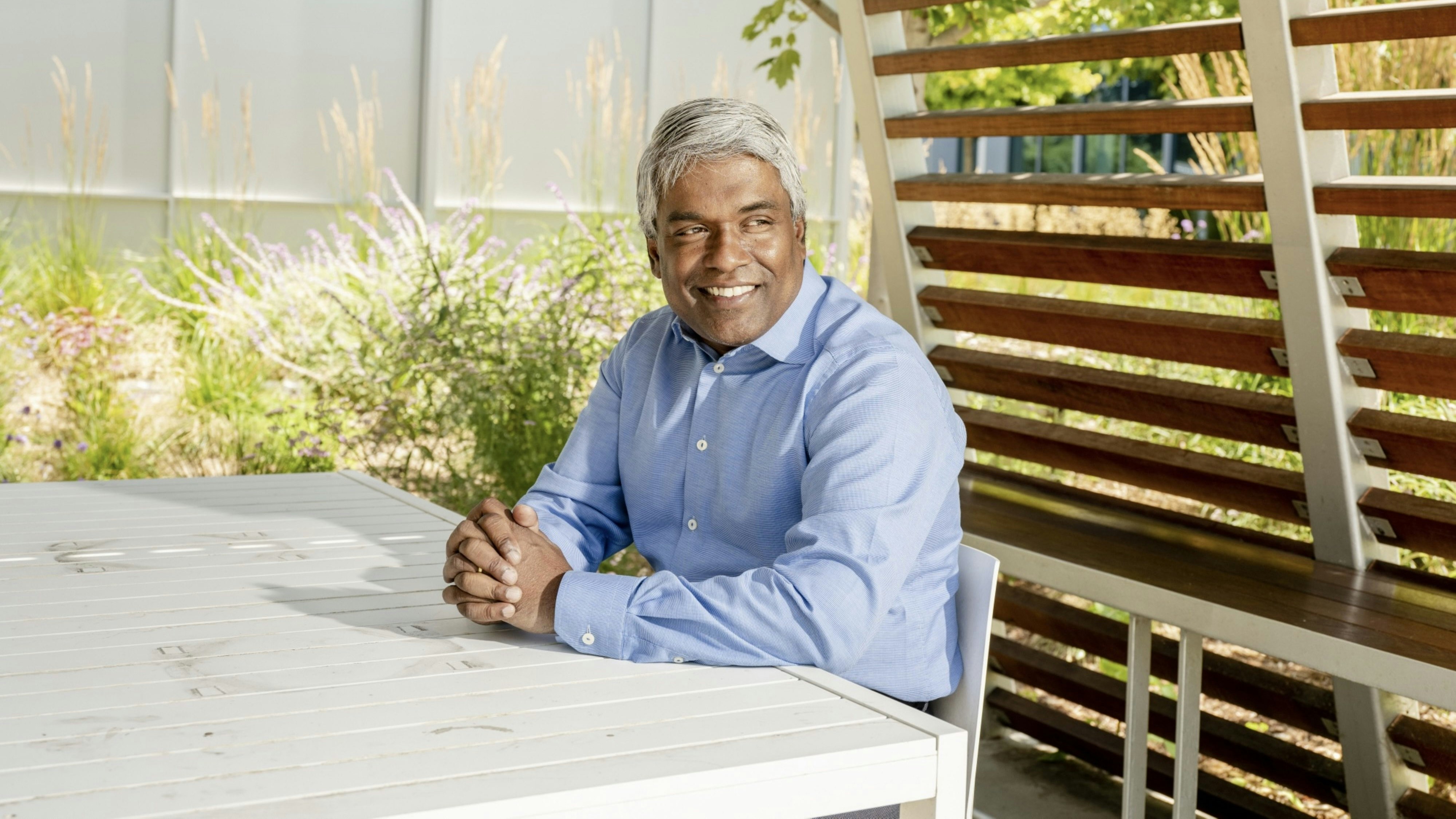 Google Cloud chief Thomas Kurian. Photo by Bloomberg.