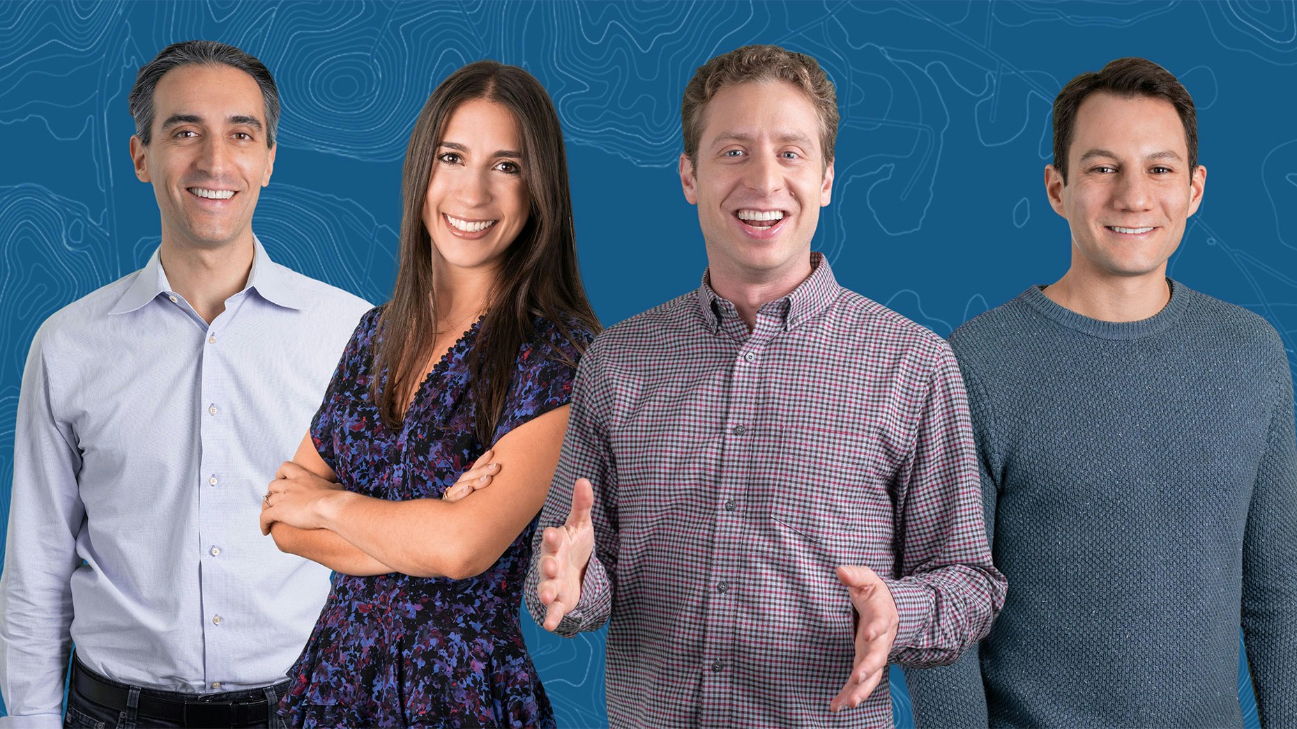 From left to right, Bessemer partners Jeremy Levine, Talia Goldberg, Ethan Kurzweil and Charles Birnbaum. Photo credit: Jerry Yoon.