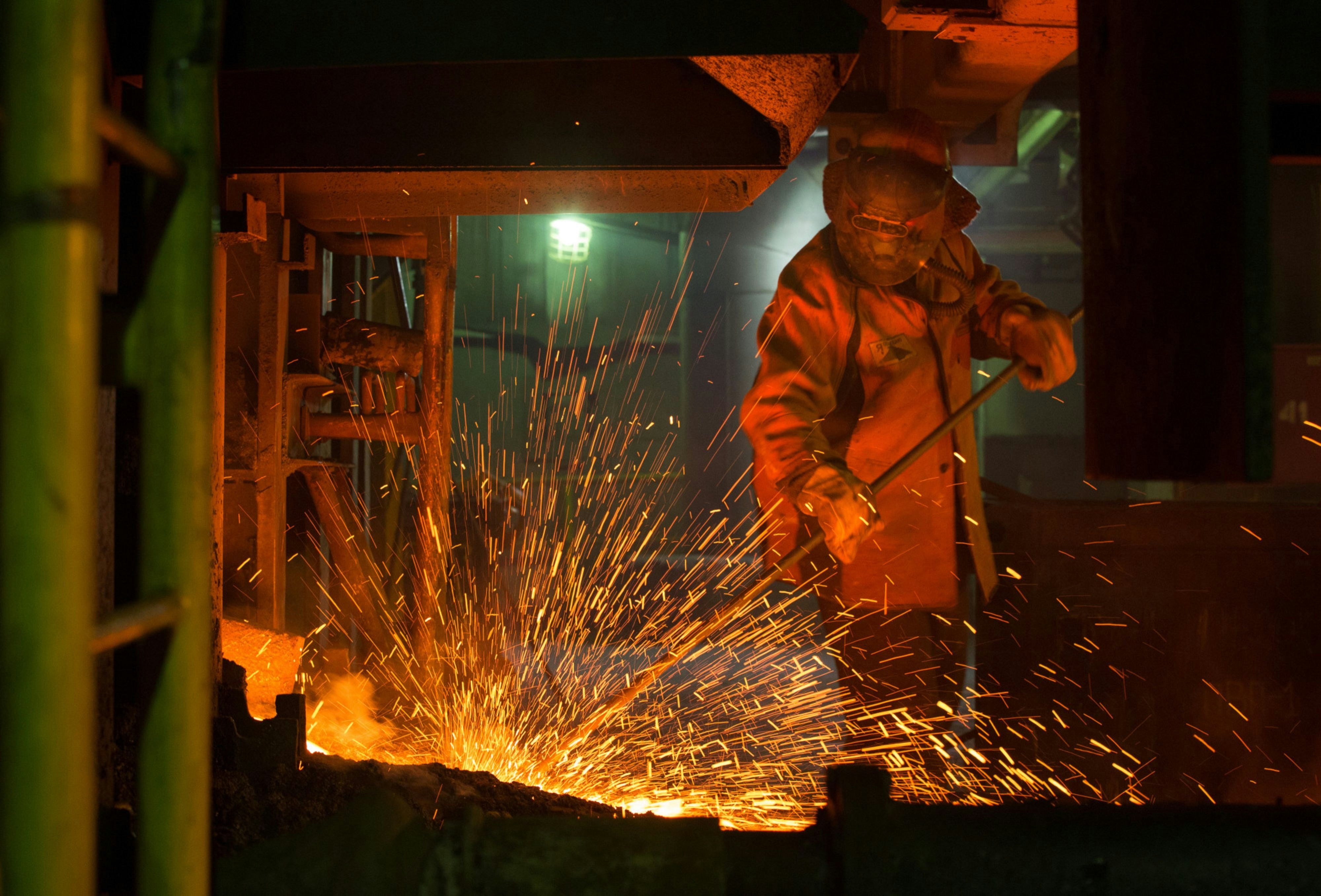 At Norilsk Nickel's plant in Nadezhda, Russia. Norilsk produces 15%-20% of the world's battery-grade nickel. Photo: Andrey Rudakov/Bloomberg
