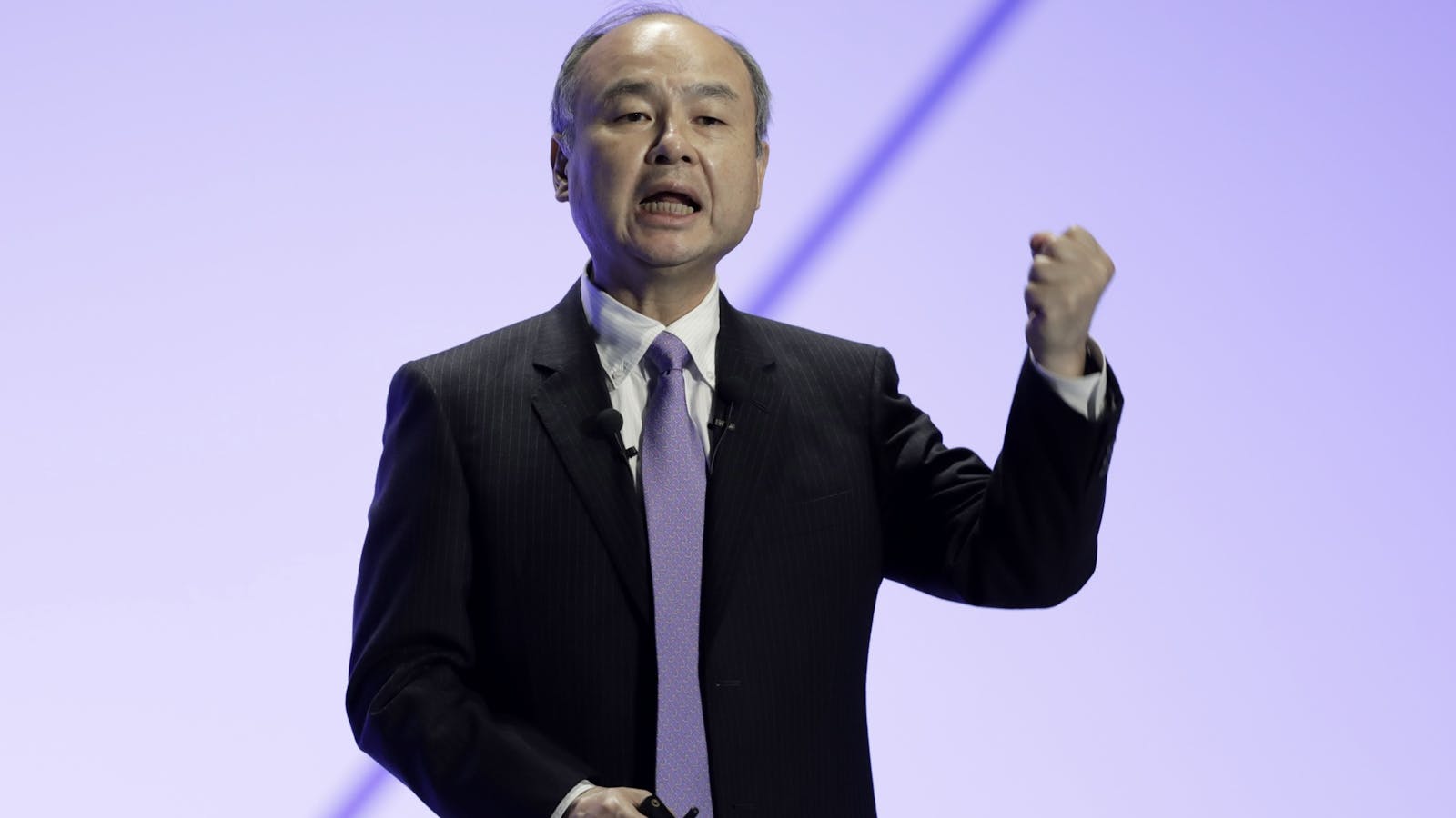 SoftBank Chief Masayoshi Son. Photo by Bloomberg.