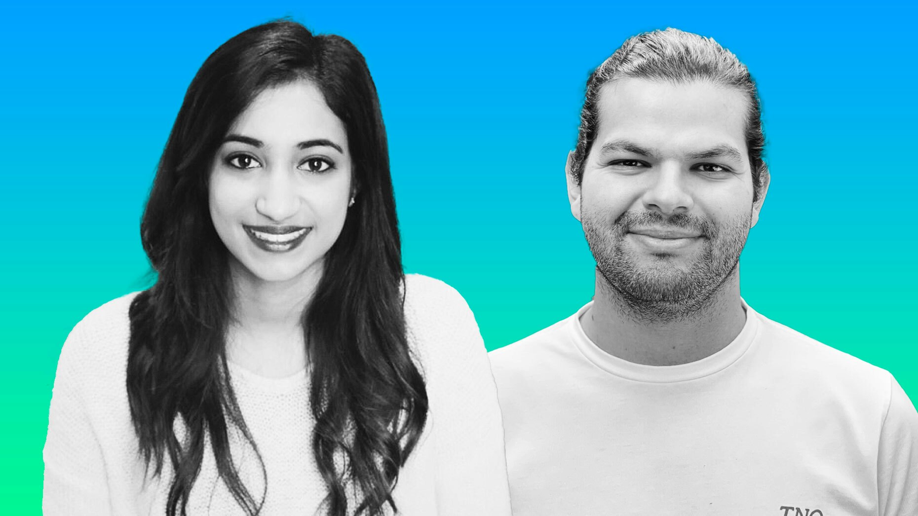 Kale’s co-founders Isha Patel and Luis Molina met while working at LinkedIn. Photo: Kale