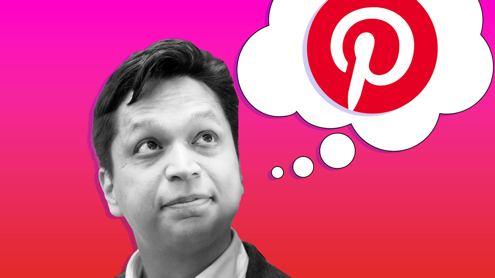 Ben Silbermann, co-founder and CEO of Pinterest. Photo by Bloomberg; Art by Mike Sullivan
