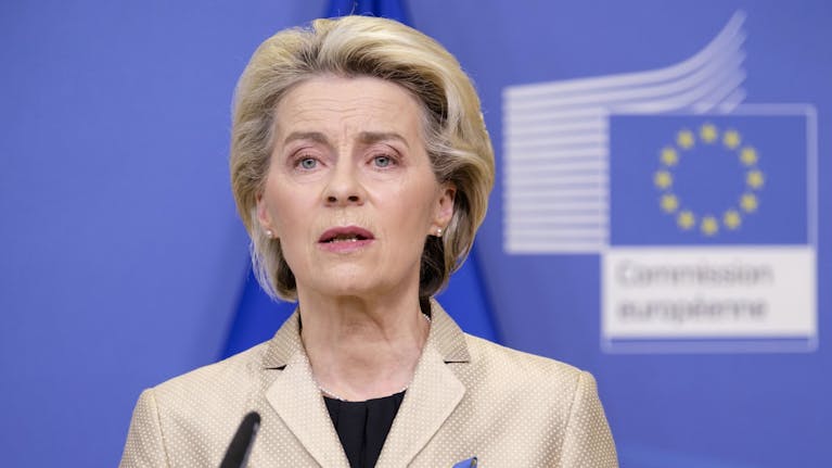 Ursula von der Leyen, president of the European Commission, earlier this month in Brussels. Photo by Bloomberg