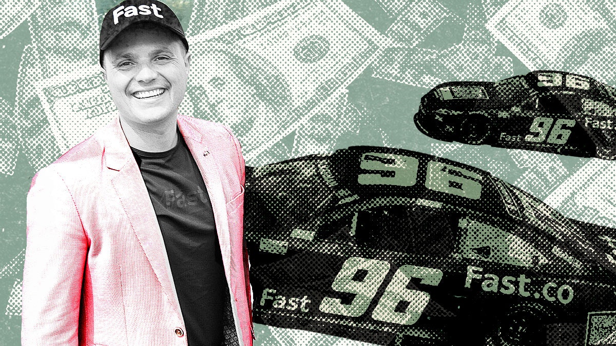 Fast CEO Domm Holland. Art by Mike Sullivan