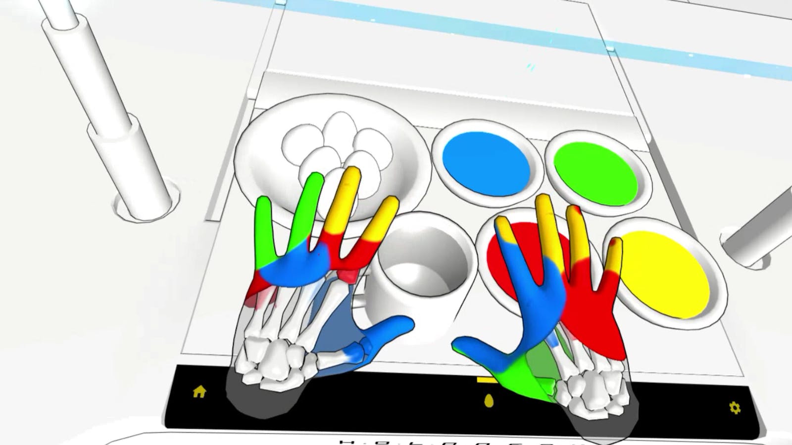 Hand Physics Lab, a popular hand tracking-based Quest game slated to receive an upgrade. Credit: Holonautic.