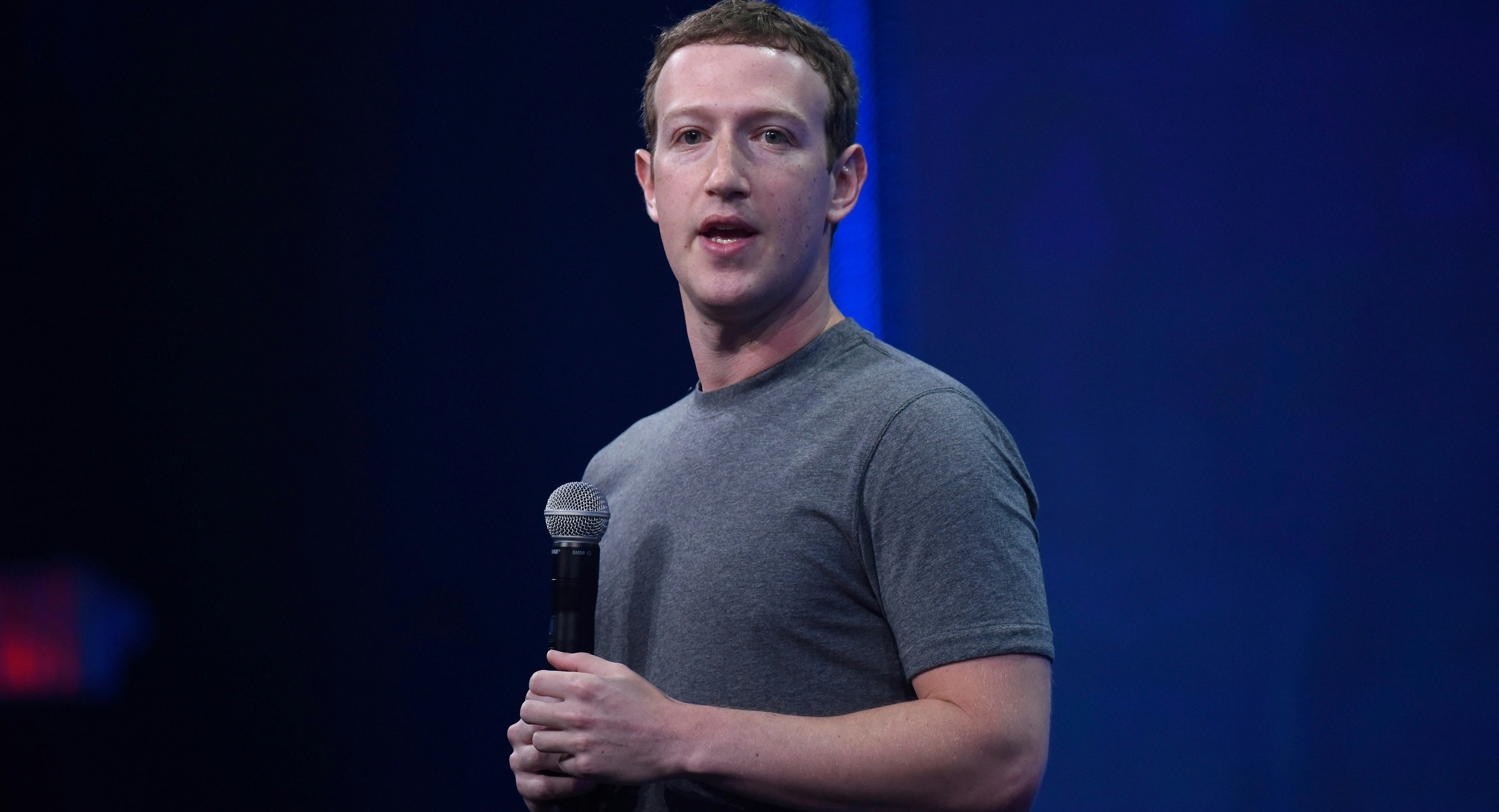 Facebook CEO Mark Zuckerberg. Photo by Bloomberg.