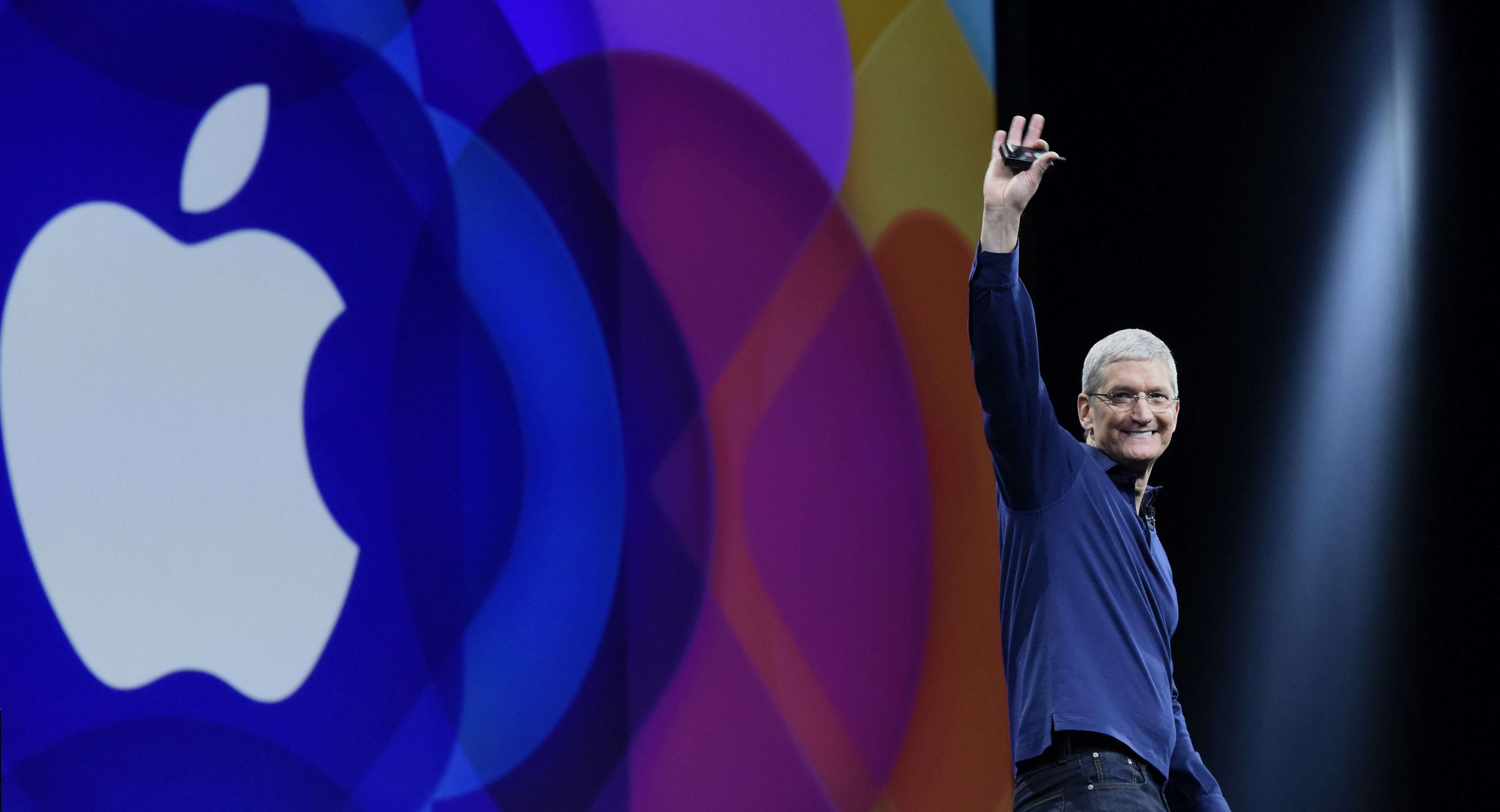 Apple CEO Tim Cook. Photo by Bloomberg.
