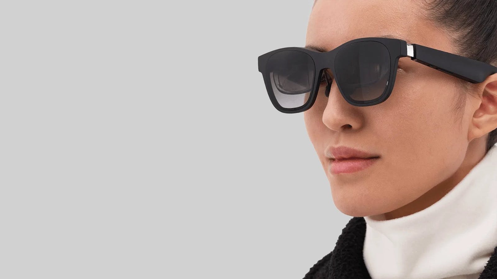 A person wearing the Nreal Air AR glasses. Photo: Nreal.