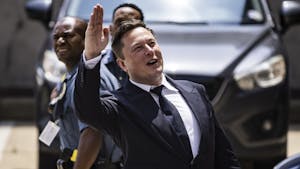 Elon Musk. Photo by Bloomberg.