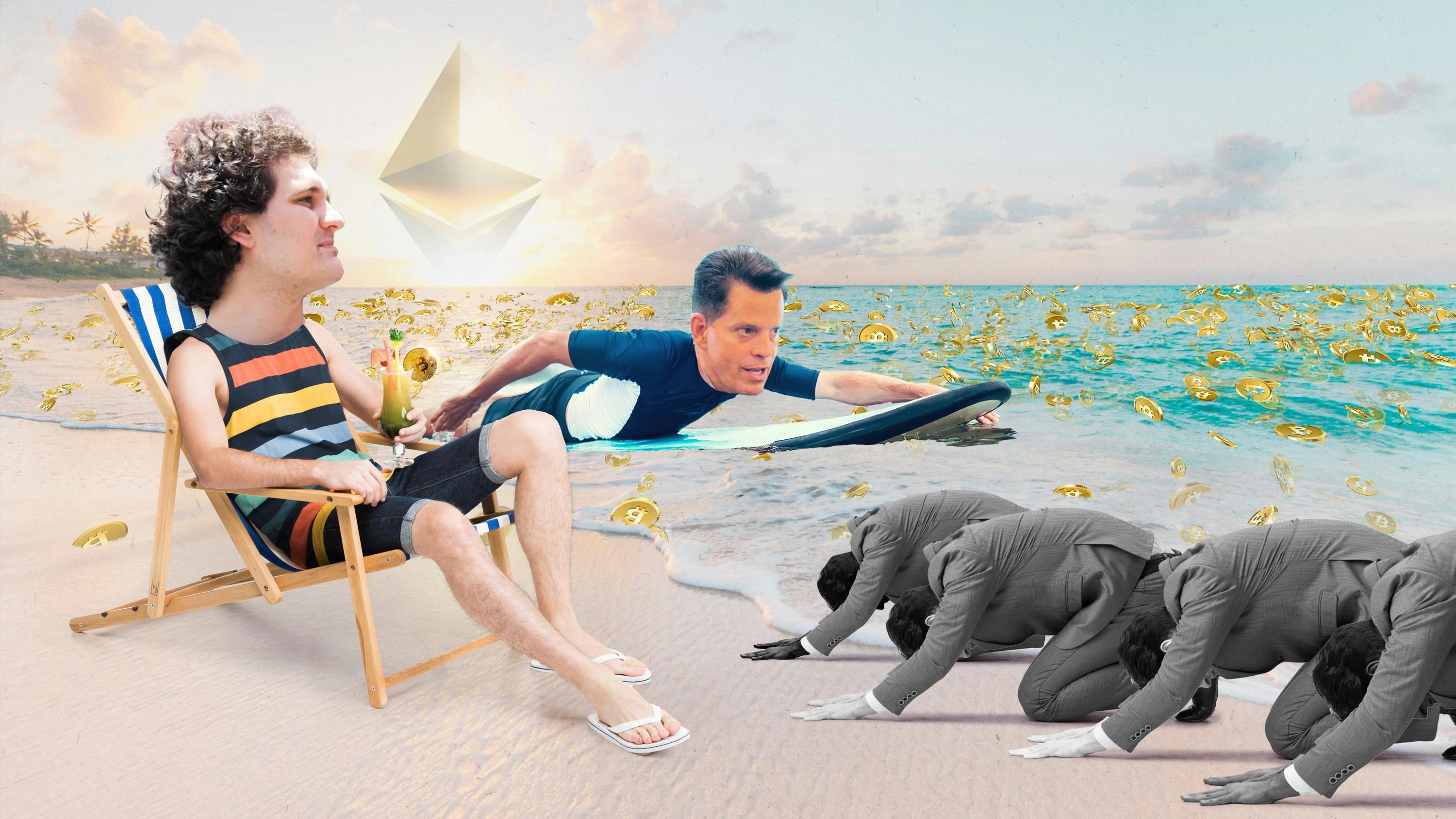 Boomer Bankers Bow to Blockchain Billionaires on the Beach in the Bahamas