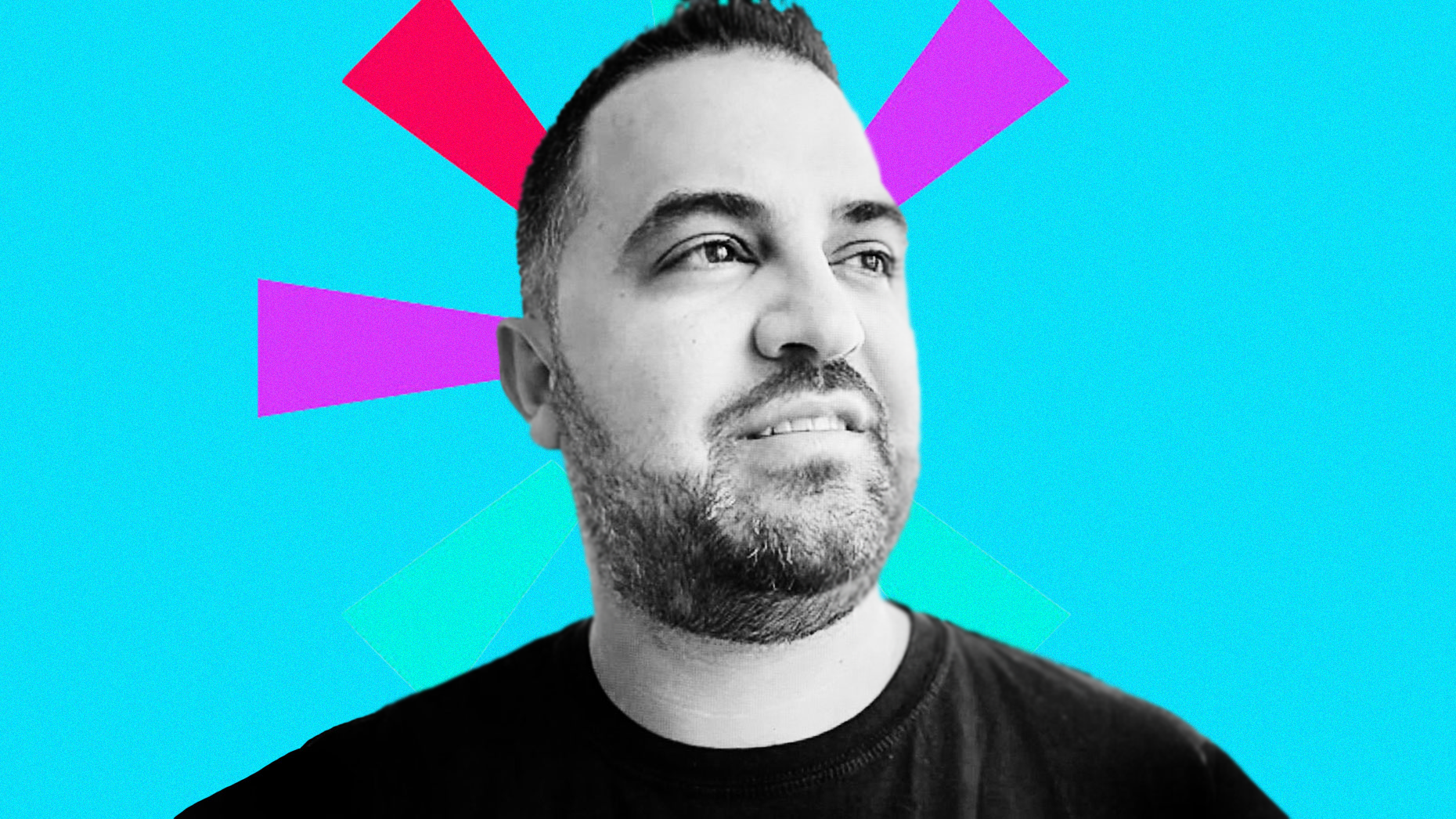 Cameo CEO Steven Galanis. Photo: Cameo. Artwork: Mike Sullivan