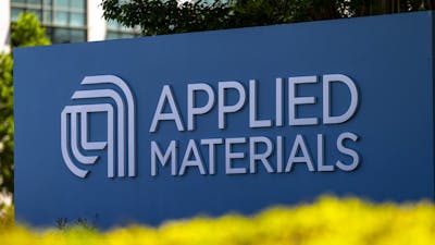 Applied Materials is a leading maker of machines to make semiconductors, and would be hurt by a potential ban on sales to China. Photo by Bloomberg.